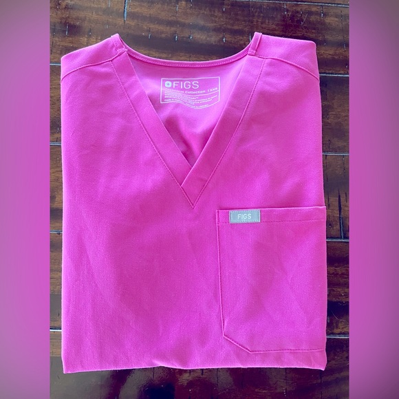 Figs Tops Womens Electric Orchid Catarina Onepocket Scrub Top Poshmark